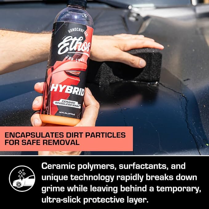 Ethos Hybrid Ceramic Rinseless Car Wash - Image 5