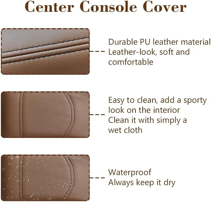 Muslogy Center Console Armrest Cover Compatible - Image 2