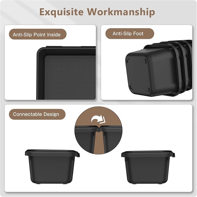 【More Larger Size】A-LUGEI【69Pcs】【5 Size】 Tool Box Organizer Tray Divider Set - Image 7