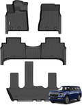 GINOWY-Floor Mats for Nissan Armada &Infiniti QX80 2025 2026 Bucket Seating All by GINOWY