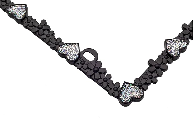 Creathome 3D Shining Daisy Heart License Plate Frame from Pure Zinc Alloy Metal - Image 6