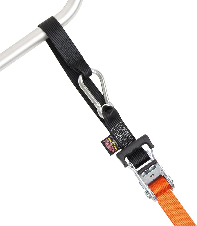 PowerTye 1.5in x 6.5ft Heavy Duty Ratchet Tie-Down Straps - Image 2