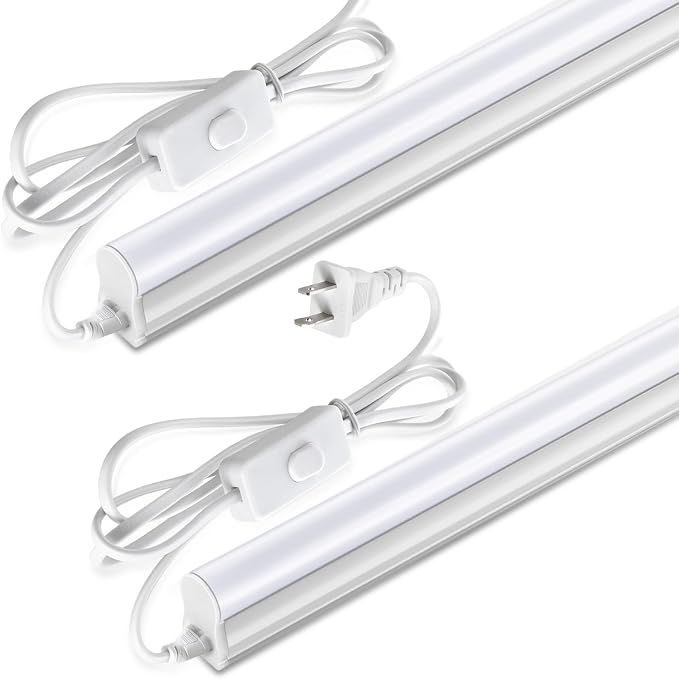 Pak LED Shop Lights, 4FT T5 Integrated Utility Fixture, 2300LM 6500K Cool White by Paklighting