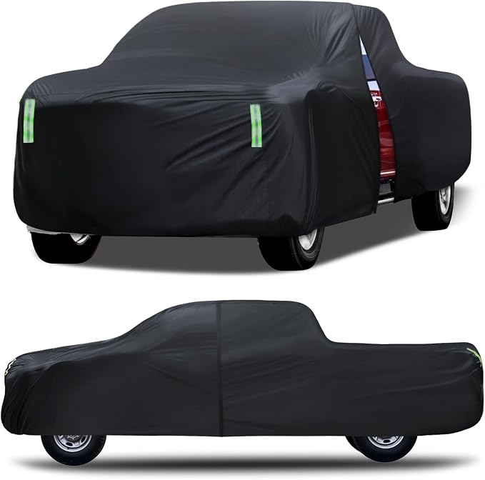 Car Cover Waterproof All Weather，Full Outdoor Pickup Truck Cover Rain UV by Qualencey