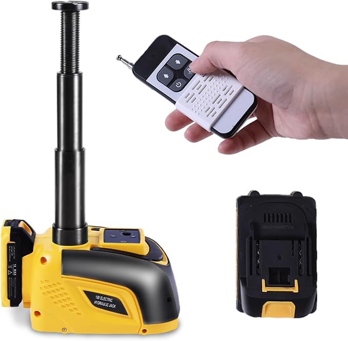 STANDTALL Electric Car Jack Hydraulic Cordless Remote Control 5 Ton 18V by STANDTALL