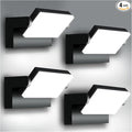 40W LED Wall Light, 4000LM 5000K 360° Wide-Angle Exterior Wall Floodlights by TOMOURD