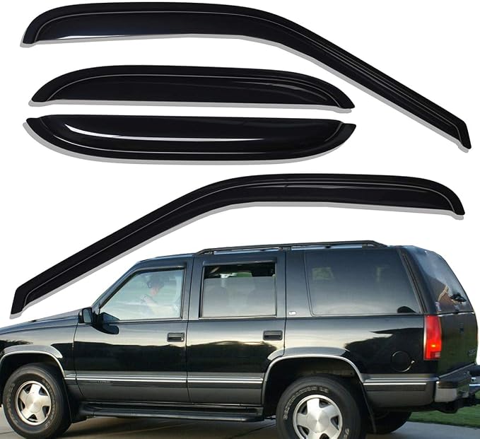 Lightronic Extra Durable Tape-on Auto Vent Window Visor, Fit 2000-2006 by Lightronic