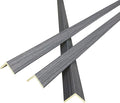Wall Corner Protector 6PCS 45" Corner Molding Trim Grey Wood Grain Corner Trim by Yutianli