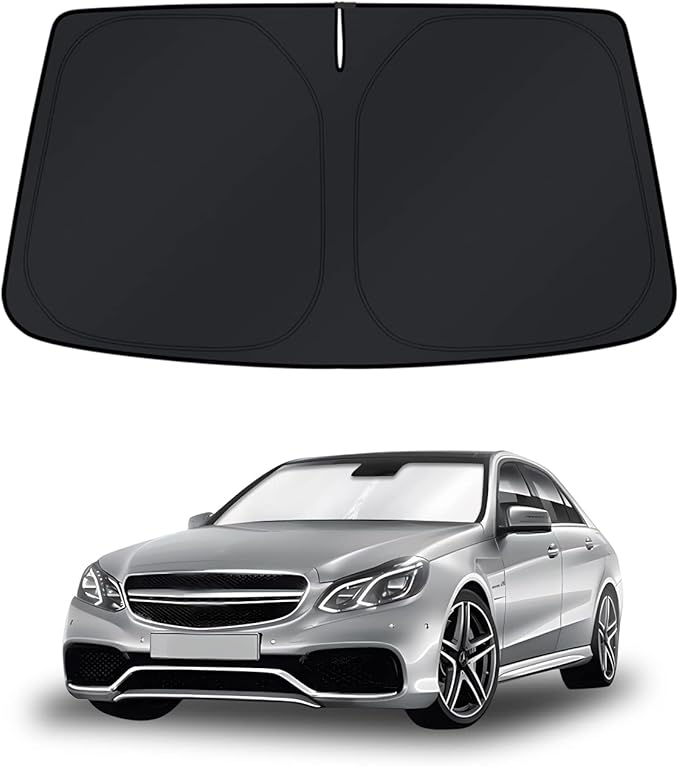 KUST Windshield Sun Shade for Mercedes-Benz C-Class 2008-2014 Window Shade Sun by KUST