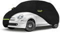 Waterproof Car Covers for 2007-2023 Fiat 500/500C/500E Abarth/New Fiat 500 210T by ATBKJ