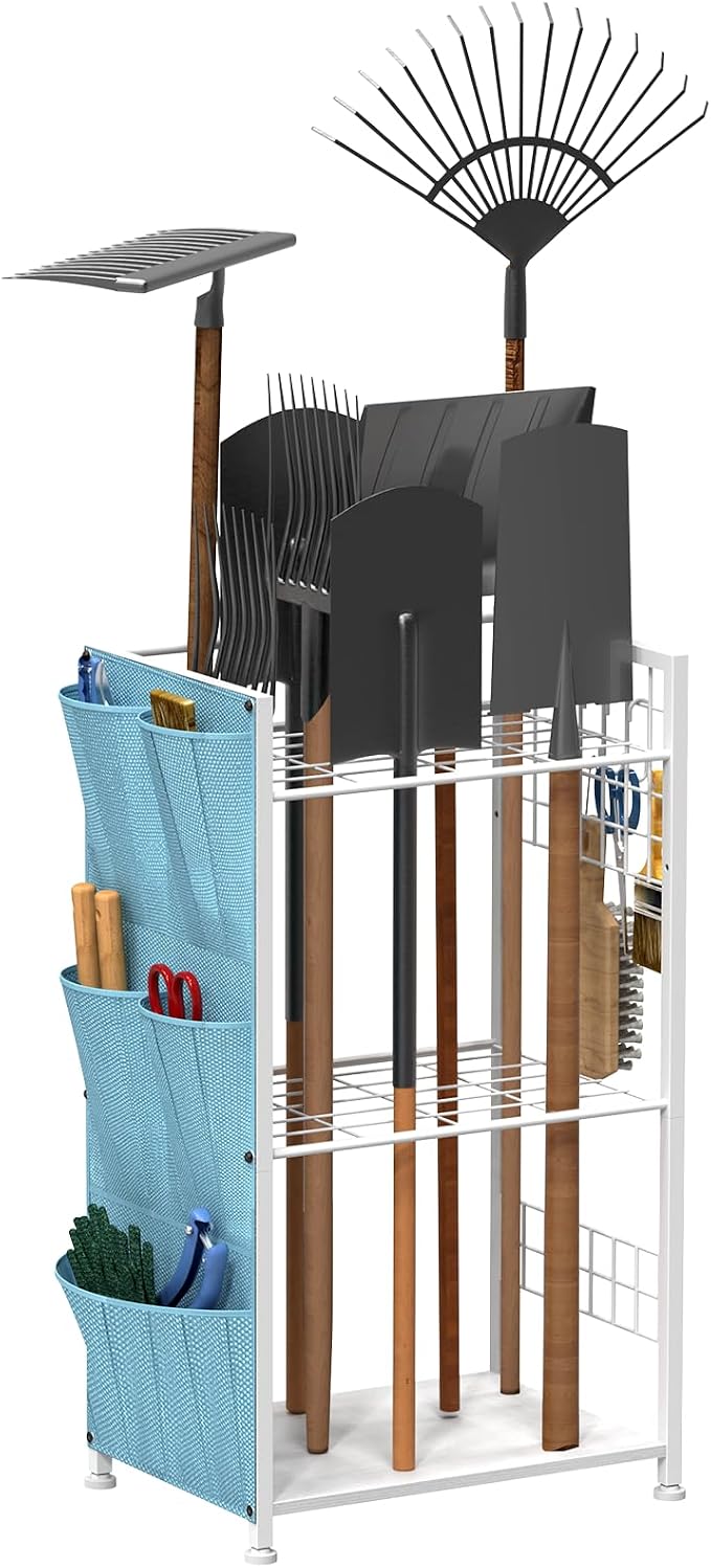 YBING Garden Tool Organizer, Yard Tool Stand by YBING