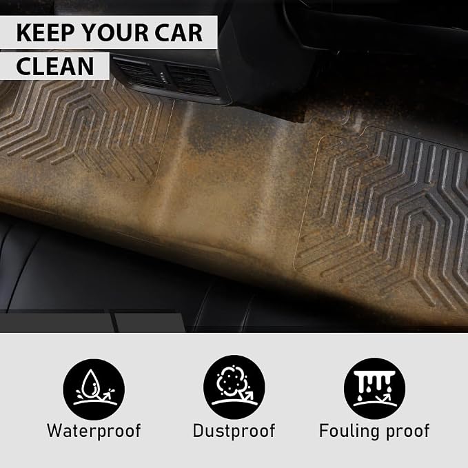 G-PLUS Floor Mats 3PCS Fit for Jeep Wrangler JL 2018-2025 Unlimited 4-Door Only - Image 8
