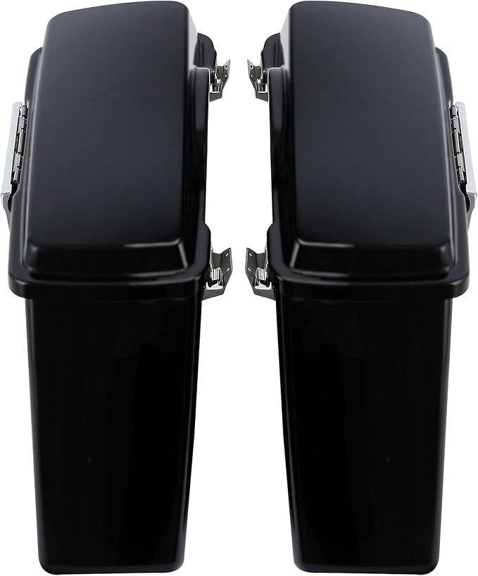 Green-L Matte Black Hard Saddlebags Fit - Image 2