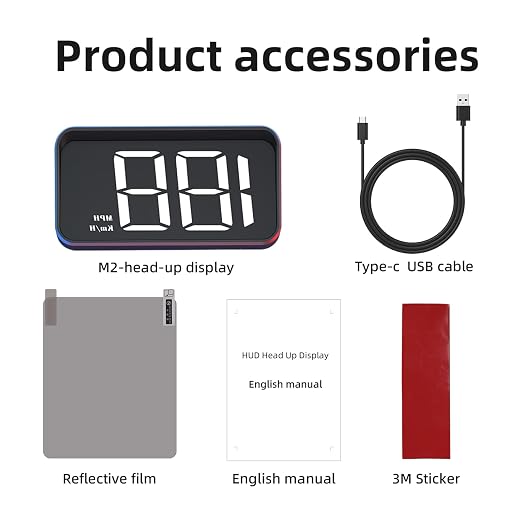 Heads Up Display for Cars, Speedometer for Car, Digital Speedometer for Car - Image 8