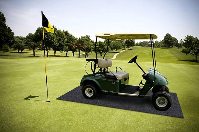 Motorcycle, Golf cart, Mountain Bike Floor Mat, Absorbent Fabric, Anti-Slip and - Image 3
