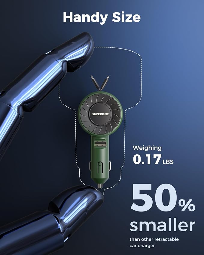 SUPERONE 3-in-1 Car Charger - Image 2