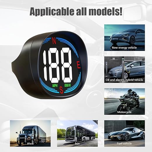H2 GPS Speedometer Digital Speedometer GPS HUD Universal All Cars Head Up - Image 6