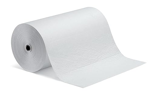 PIG Oil-Only Absorbent Mat Roll | Absorbs Oil-Based Liquids | Lightweight | 40 by NewPig