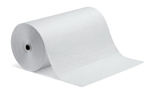 PIG Oil Mat - Oil-Only Absorbent Mat Roll - 1 Roll - 30" x 150' Roll - Absorbs by NewPig