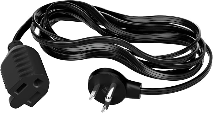 Elecan Flat Plug Extension Cord 20 Ft by Elecan