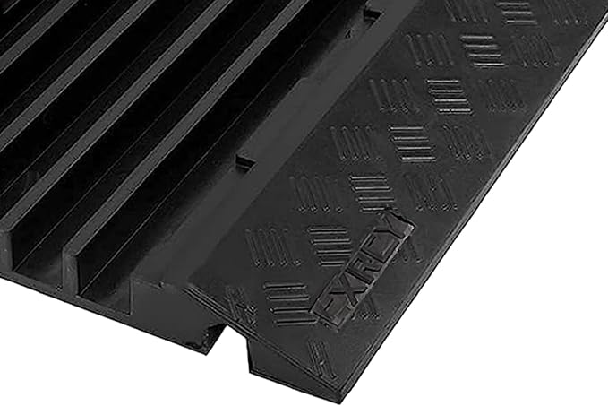 CXRCY Cable Ramp 1 Pack of 5 Channel PVC Rubber Cable Protector, 18000lbs - Image 8