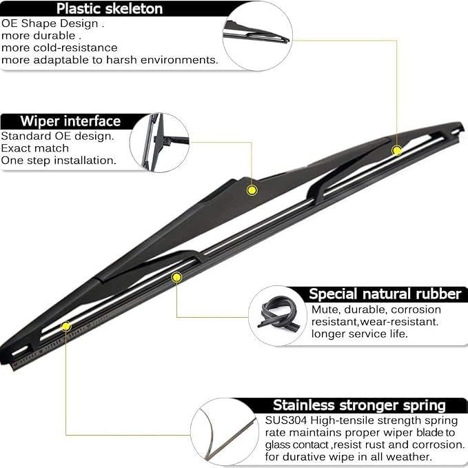 AUTOBOO 15"+15" Windshield Wipers - Image 4
