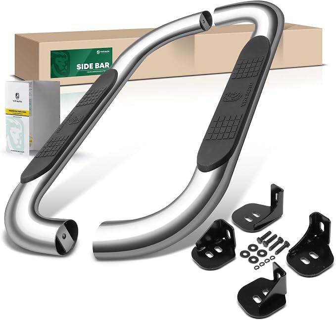 YHTAUTO 4 Inch Running Boards Side Steps Compatible by YHTAUTO