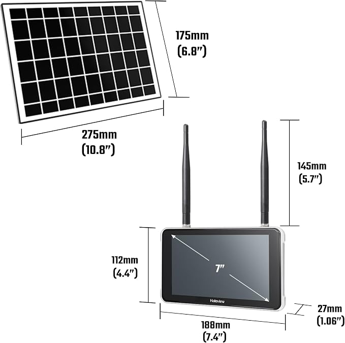 Haloview Byte Tango BT7 Solar Wireless 1080P Solar Powered Backup Camera - Image 5
