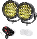 EXZEIT 5 Inch Amber LED Driving Lights by EXZEIT
