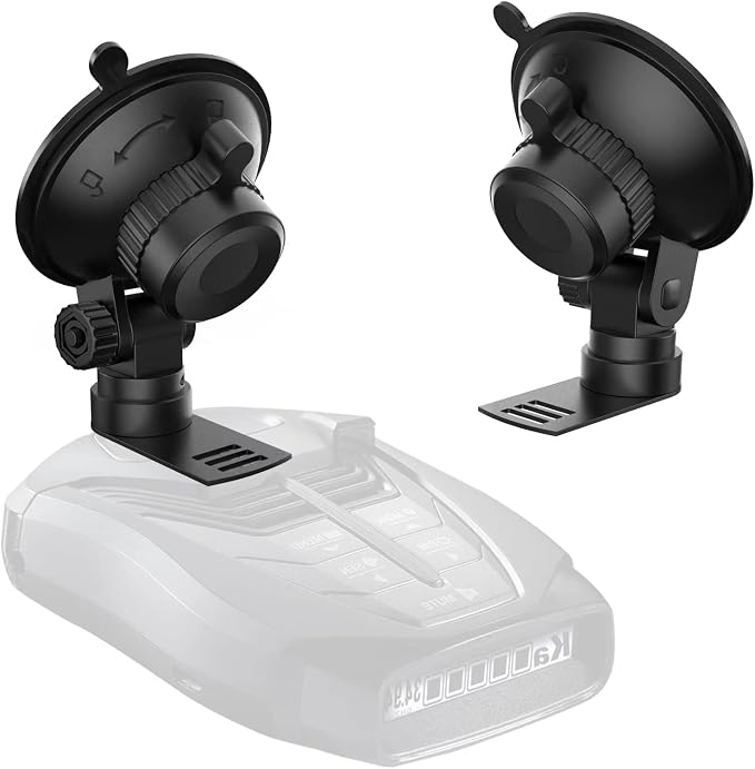Radar Detector Mount, Car Radar Mounting Bracket Suction Cup Holder, Windshield - Image 4