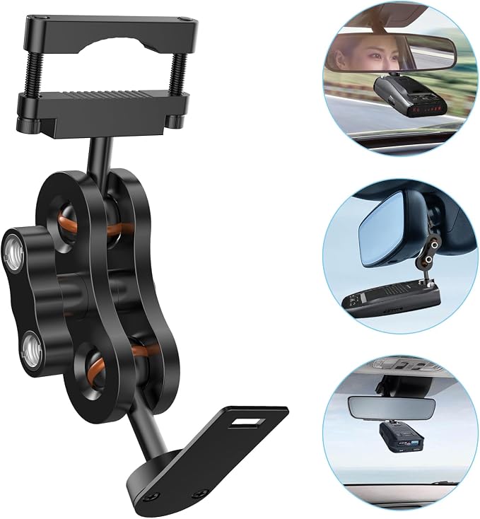 Radar Detector Mount Rearview Mirror Bracket, Car Truck Mirror Radar Mount - Image 2