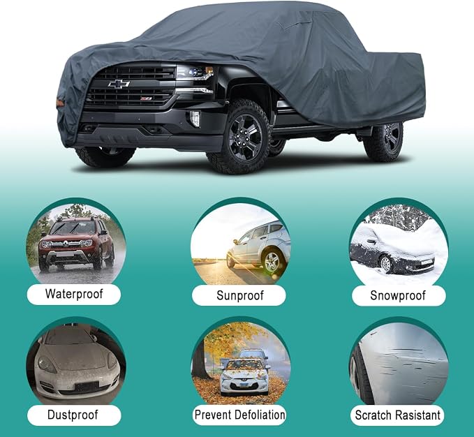 16 Layers Truck Cover Waterproof All Weater - Image 4
