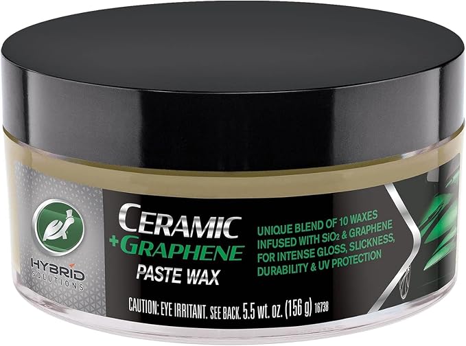 Turtle Wax 53737 Hybrid Solutions Ceramic Graphene Paste Wax, Patent-Pending by TurtleWax