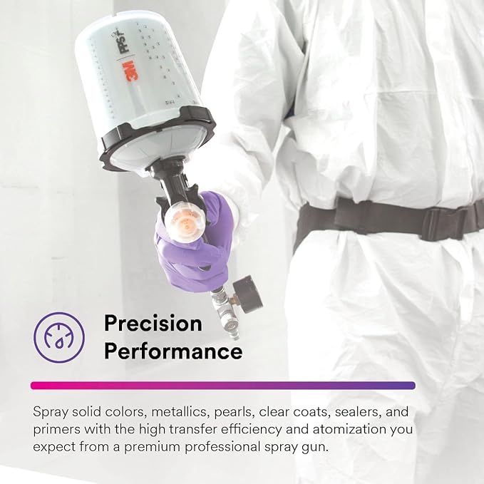3M Performance Gravity HVLP Atomizing Head Refill Kit, Size 1.3, - Image 6