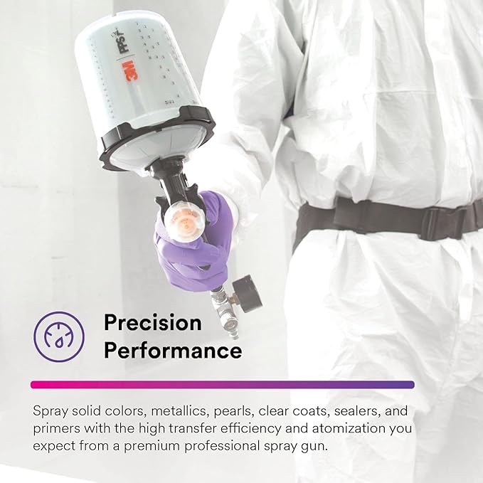 3M Performance Gravity HVLP Atomizing Head Refill Kit, Size 1.2, - Image 6