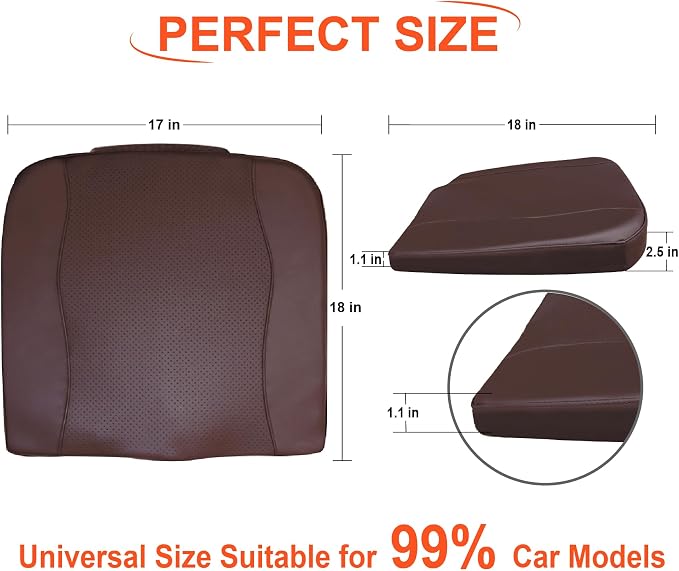 Car Seat Cushion, Comfort Memory Foam Car Cushions - Image 7
