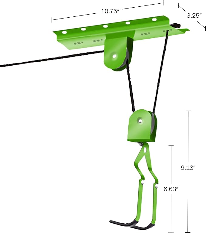 Bike Lane Products Bicycle Hoist 2-Pack Quality Garage Storage Bike Lift - Image 3