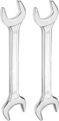HARFINGTON 2pcs Double Open End Wrench 24mm x 27mm Metric 15 Degree Offset by HARFINGTON