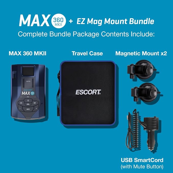 Escort MAX 360 MKII Radar Detector - Image 7