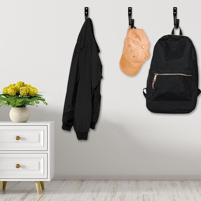 KURUI Metal Wall Hooks for Hanging Heavy Duty, Large Utility J Hooks - Image 3