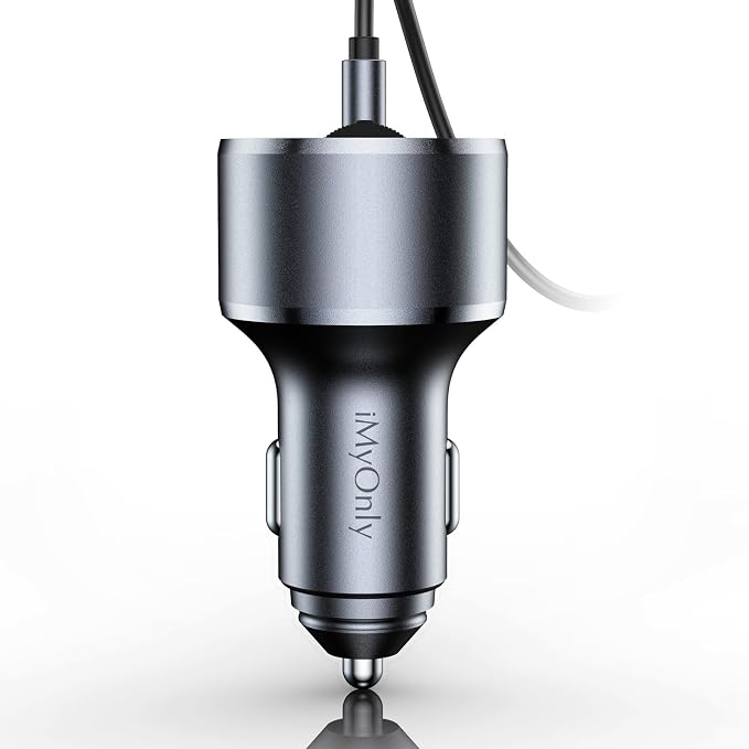 AUX Car Adapter FM Transmitter, iMyOnly QC/PD All-Metal Bluetooth V5.3 AUX by Unknown