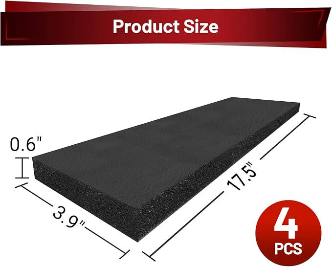 ROBLOCK 4 PCS Garage Wall Protector 17.5x4 inch, Self Adhesive Garage Wall - Image 2
