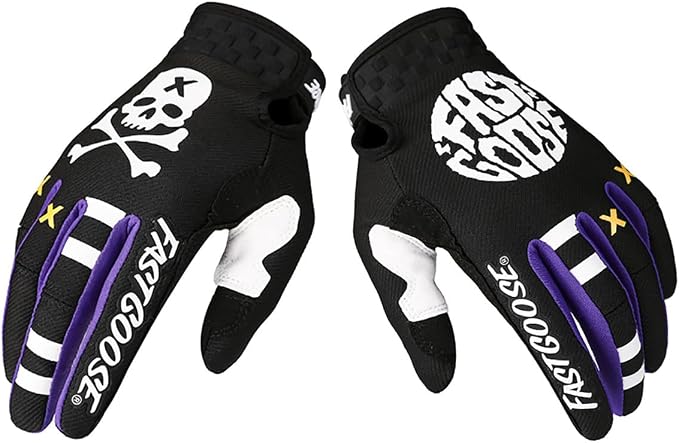 Dirt Bike Motorcycle Gloves for Men Women Finger Touchscreen Motorbike Gloves by QUENLOOP