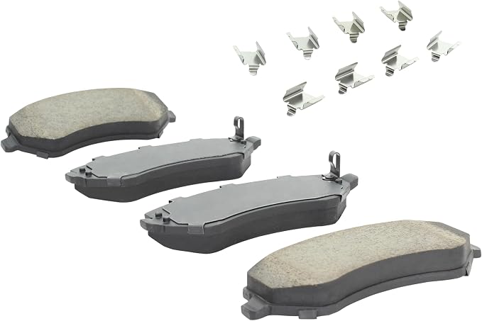 Premium Semi-Metallic Front Brake Pads Compatible - Image 2