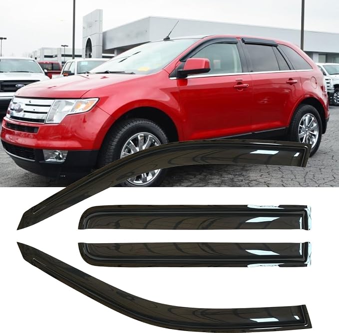 4pcs Original Shatterproof Outside Mount Style Sun Rain Guard Durable Side - Image 2