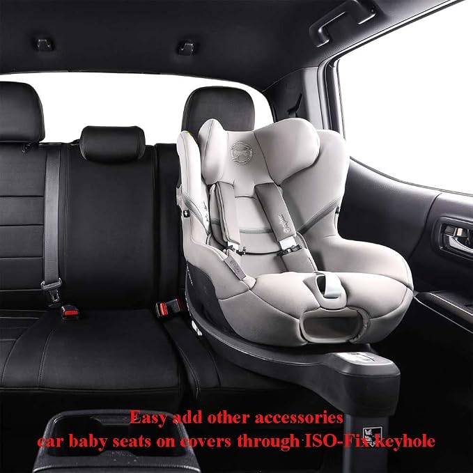 EKR Custom Fit Tacoma Rear Neoprene Car Seat Covers - Image 4