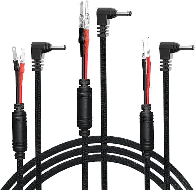 3 Types of DC3.5 Radar Detector Hardwire Power Cord Mirror Wire Plug Tap by SDSACZMU