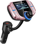 Upgraded Bluetooth FM Transmitter, Wireless Radio Adapter Hands Free Car Kit by Sumind