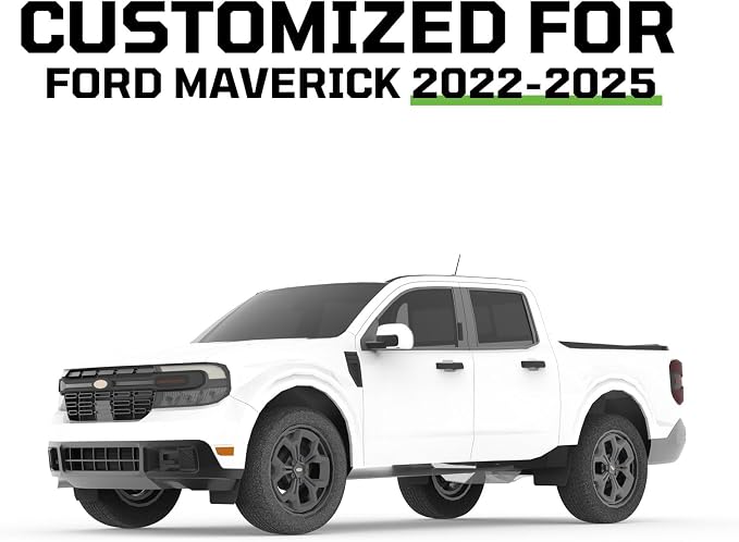 Seat Covers Fit for Ford Maverick 2022-2025 Double Cab XL XLT Lariat, Full - Image 8