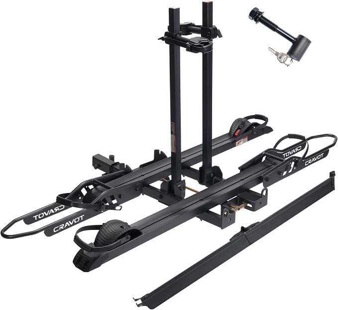 CyberRack S2 Ebike Rack, 300 lbs Capacity Foldable Bike Racks by CRAVOT